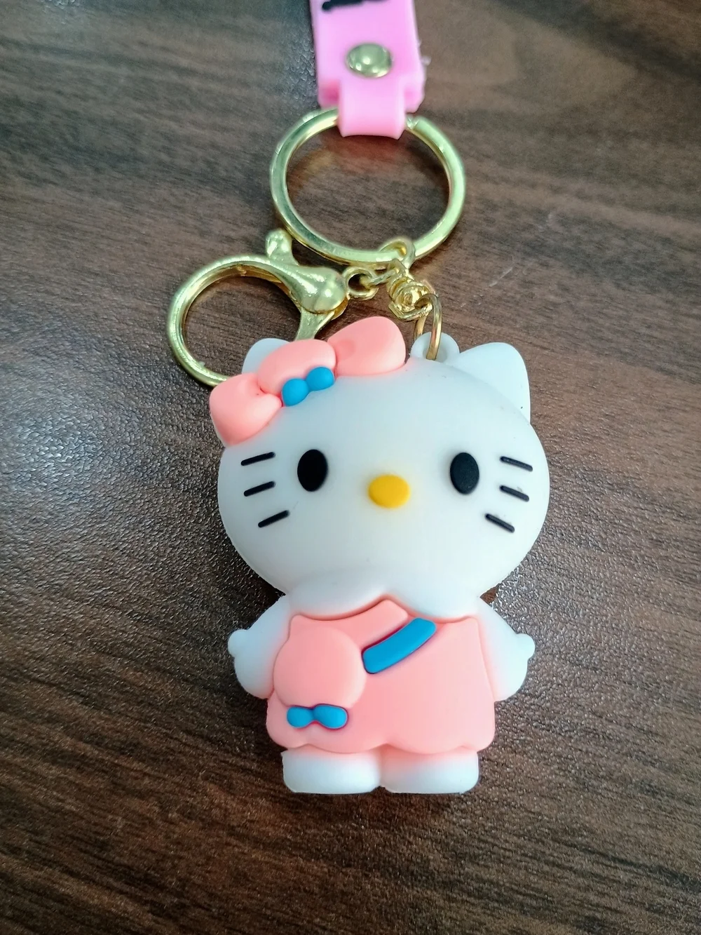 Pink Hello Kitty Keychain